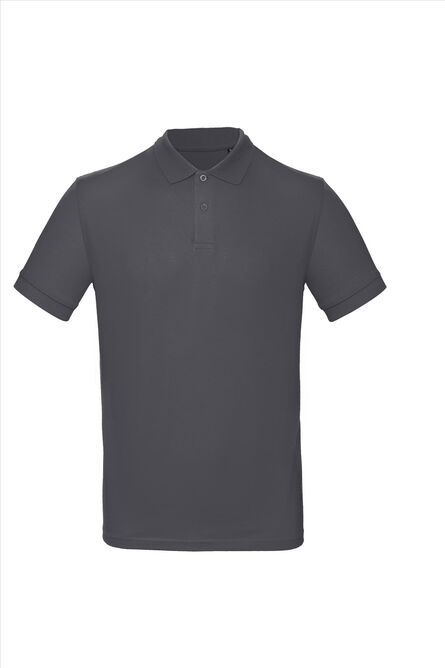 B&C Inspire Polo Men_° Dark Grey, S