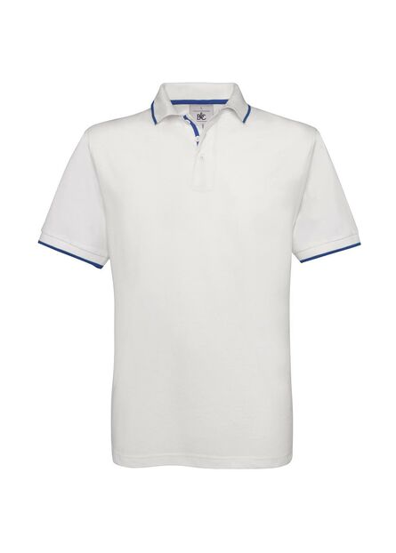 B&C Safran Sport, White/Royal Blue, S