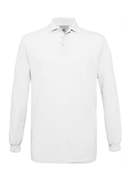 B&C Safran Longsleeve, White, S