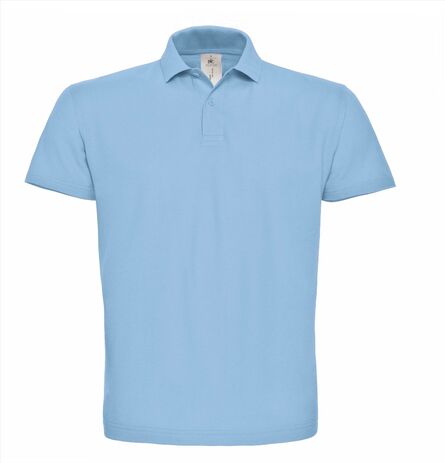 B&C ID.001 Polo Men, Light Blue, L