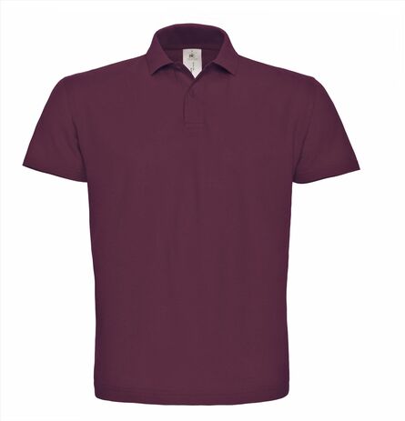 B&C ID.001 Polo Men, Wine, L