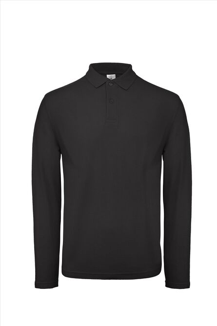 B&C ID.001 LSL Polo Men, Black, XS