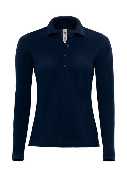 B&C Safran Pure Women LSL, Navy, S