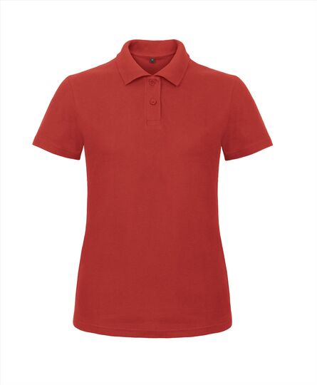 B&C ID.001 Polo Women, Red, L