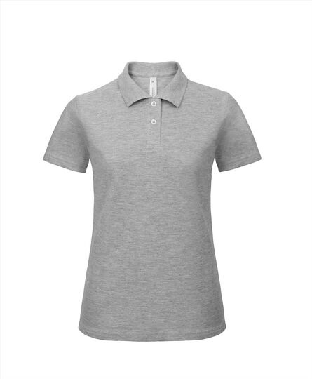 B&C ID.001 Polo Women, Heather Grey, L