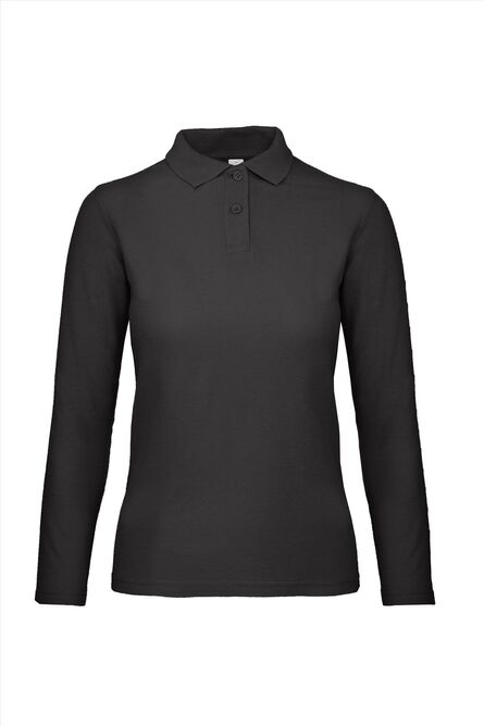 B&C ID.001 LSL Polo Women, Black, XS