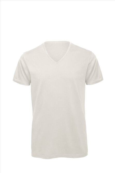 B&C Inspire V-neck T Men_° White, S