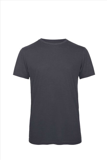 B&C Triblend T-Shirt Men, Heather Navy, S