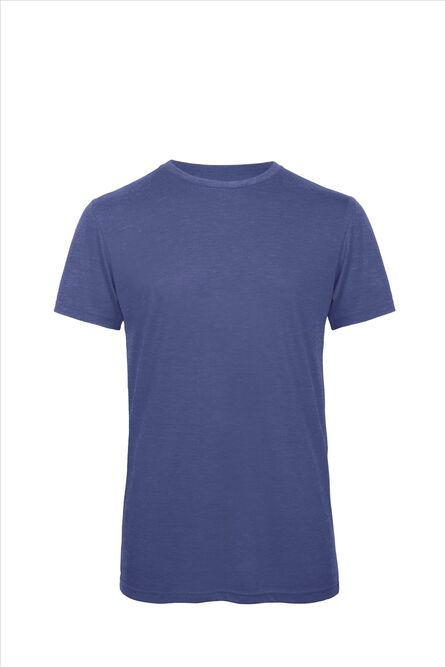 B&C Triblend T-Shirt Men, Heather Royal Blue, S
