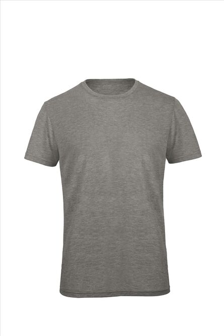 B&C Triblend T-Shirt Men, Heather Light Grey, S