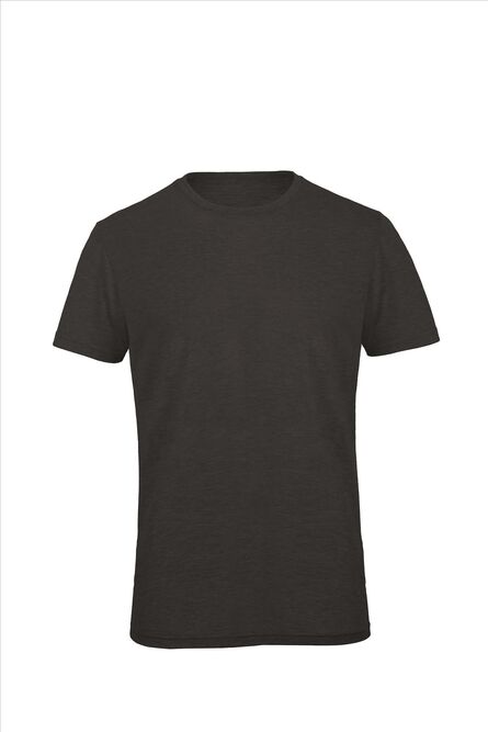 B&C Triblend T-Shirt Men, Heather Dark Grey, S