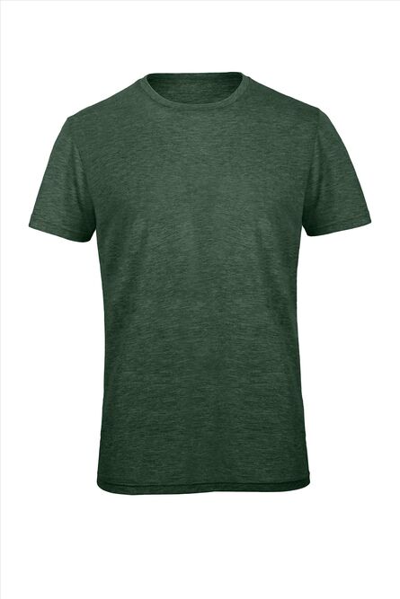 B&C Triblend T-Shirt Men, Heather Forest, S