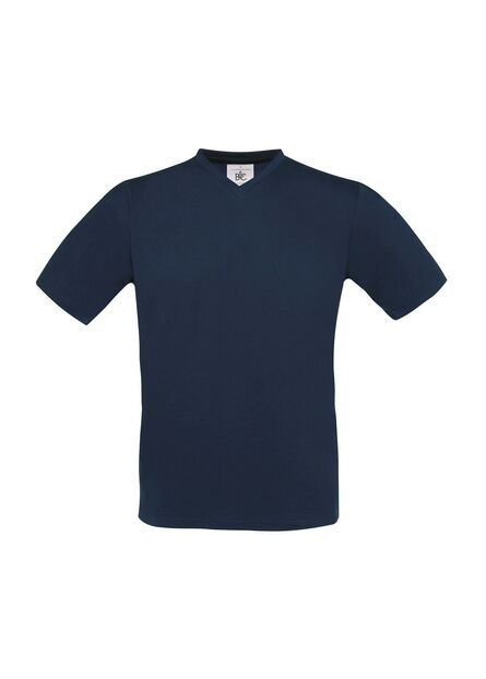 B&C Exact V-Neck, Navy, S