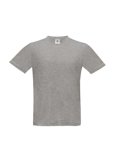 B&C Exact V-Neck, Sport Grey, S