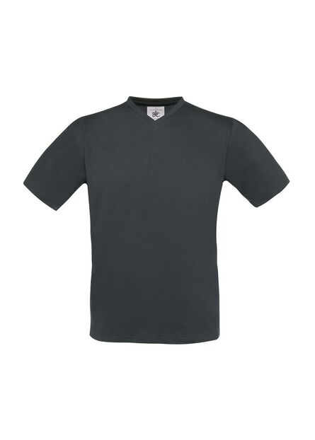 B&C Exact V-Neck, Dark Grey, S