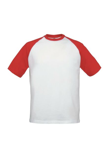 Baseball, White/Red, S, B&C