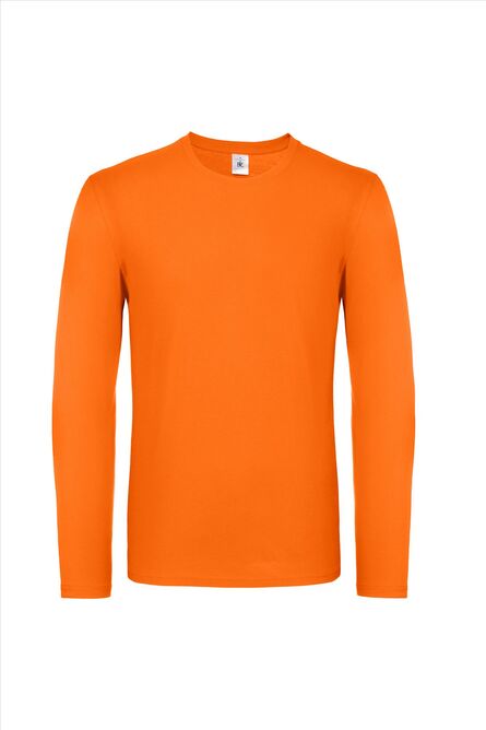 B&C #E150 Longsleeve, Orange, S