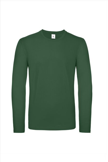 B&C #E150 Longsleeve, Bottle Green, S