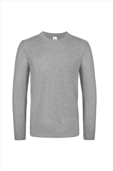 B&C #E150 Longsleeve, Sport Grey, S