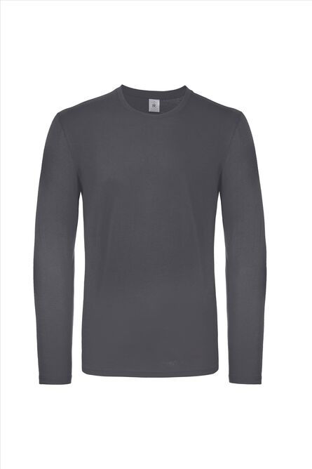 B&C #E150 Longsleeve, Dark Grey, S