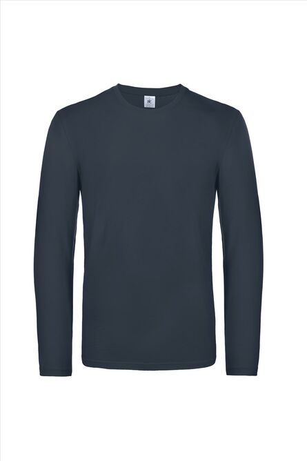 B&C #E190 Longsleeve, Navy, S