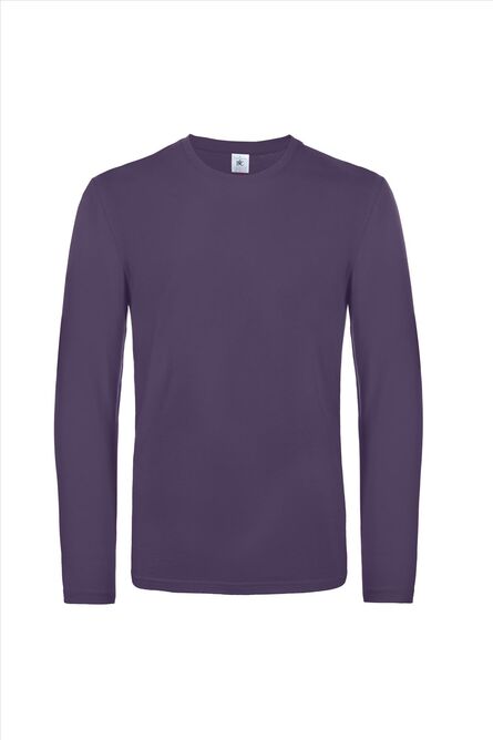 B&C #E190 Longsleeve, Urban Purple, S