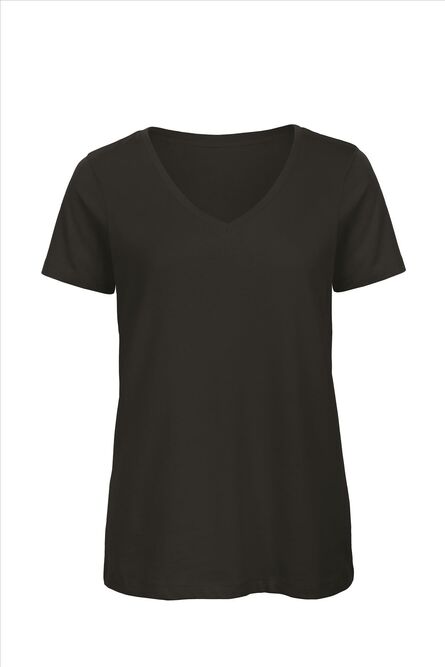 B&C Inspire V-neck T Women_° Black, XS