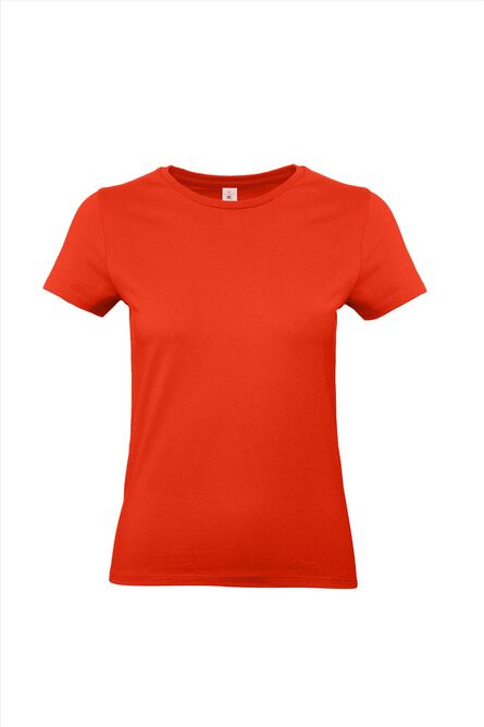 B&C #E190 Women, Fire Red, XS