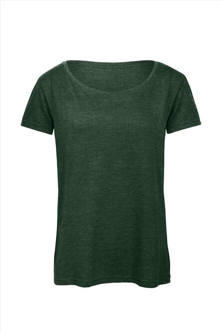 B&C Triblend T Women , Heather Forest, XS