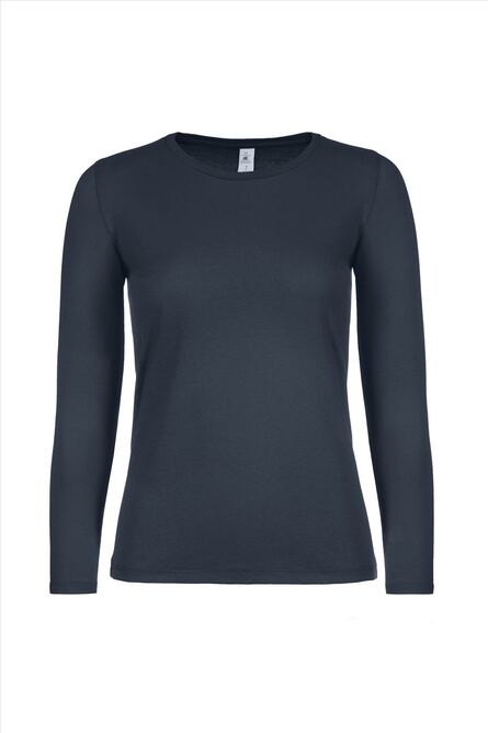 B&C #E150 Longsleeve Women, Navy, S