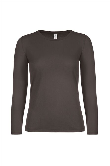 B&C #E150 Longsleeve Women, Bear Brown, XS