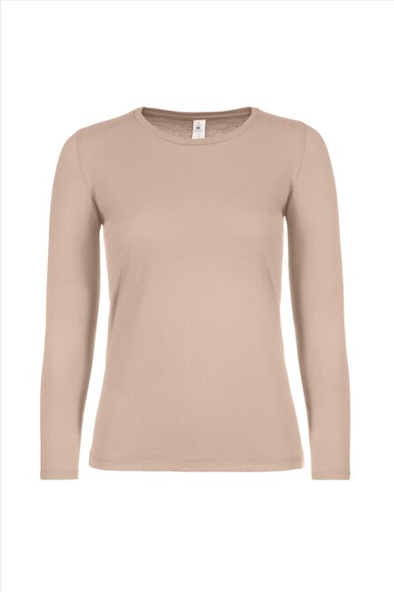 B&C #E150 Longsleeve Women, Millennial Pink, XS