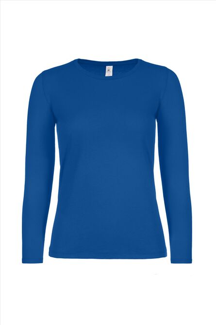 B&C #E150 Longsleeve Women, Royal Blue, XS