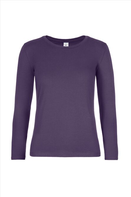 B&C #E190 Longsleeve Women, Urban Purple, XS