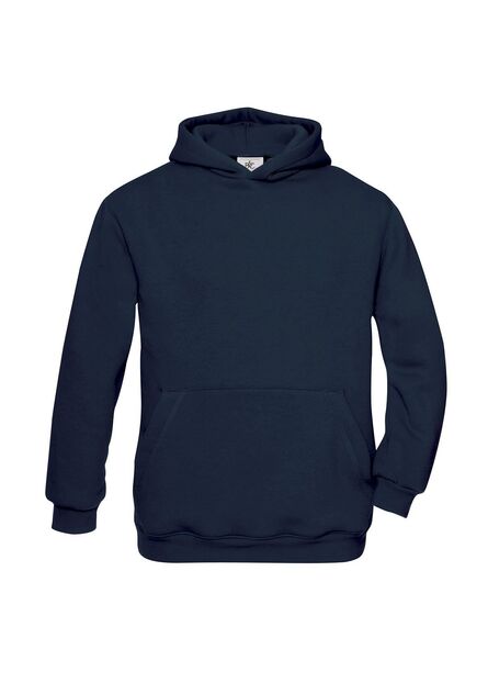B&C Hooded Kids, Navy, 3-4jr