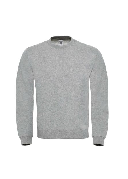 B&C ID.002 Sweatshirt, Heather Grey, XS