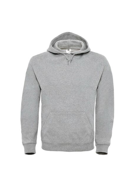 B&C ID.003 Hooded Sweat, Heather Grey, XS