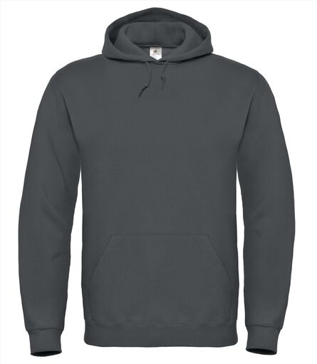 B&C ID.003 Hooded Sweat, Anthracite, XS
