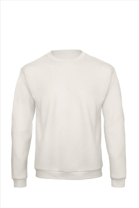 B&C ID.202 Sweatshirt 50/50, White, XS