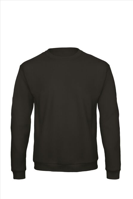 B&C ID.202 Sweatshirt 50/50, Black, XS