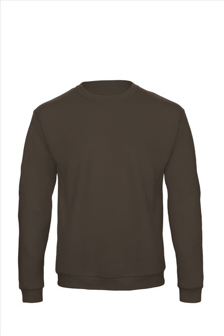 B&C ID.202 Sweatshirt 50/50, Brown, XS