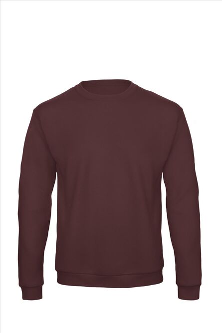 B&C ID.202 Sweatshirt 50/50, Burgundy, XS