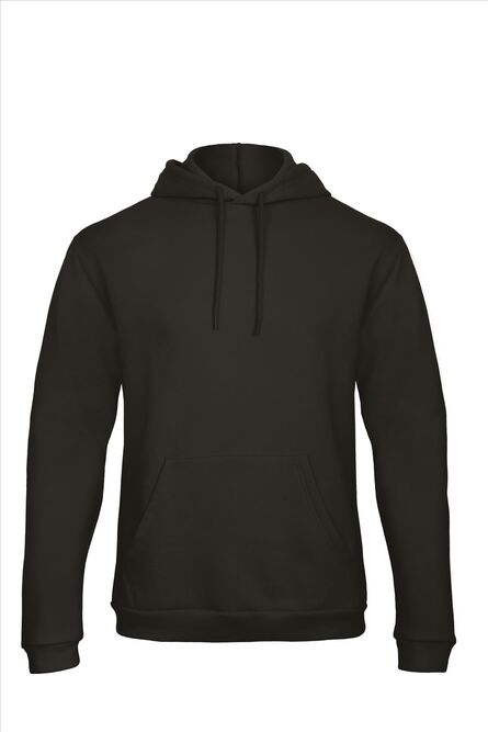 B&C ID.203 Hooded Sweatshirt 50/50, Black, XS