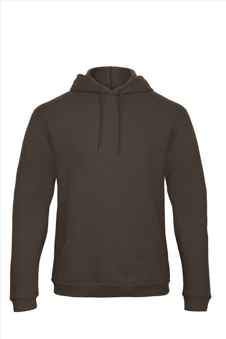 B&C ID.203 Hooded Sweatshirt 50/50, Brown, XS