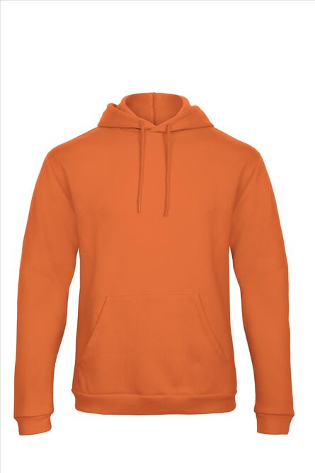 B&C ID.203 Hooded Sweatshirt 50/50, Pumpkin Orange, XS