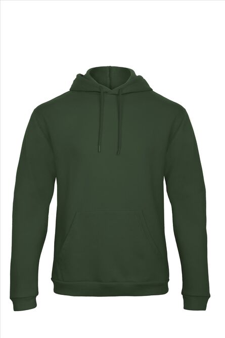 B&C ID.203 Hooded Sweatshirt 50/50, Bottle Green, XS