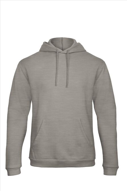 B&C ID.203 Hooded Sweatshirt 50/50, Heather Grey, XS