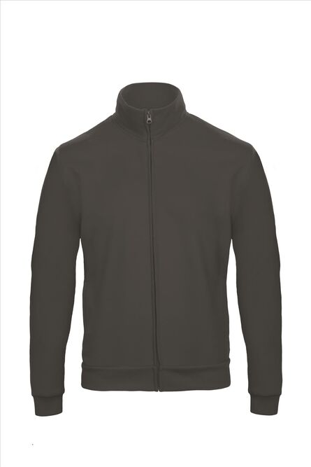 B&C ID.206 Full Zip Sweatjacket 50/50 , Anthracite, XS