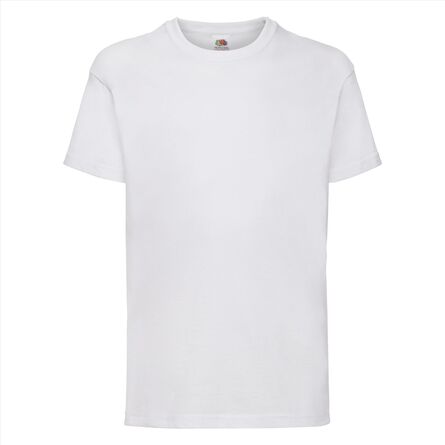 FOTL Kids Valueweight T, White, 1-2jr
