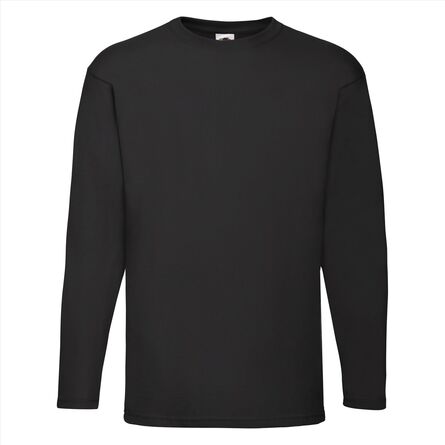 FOTL Valueweight Longsleeve T, Black, S